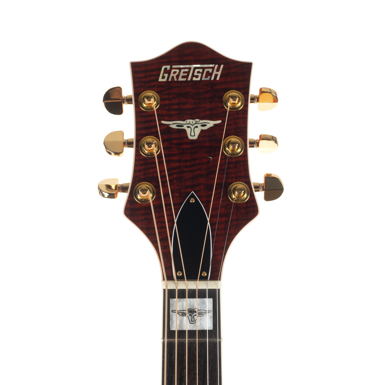 Used Gretsch G6022 Rancher Jumbo Acoustic Guitar Orange 2001
