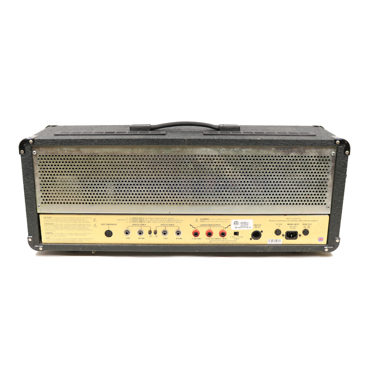 Used Marshall JCM2000 TSL100 Triple Super Lead 100W Tube Amp Head