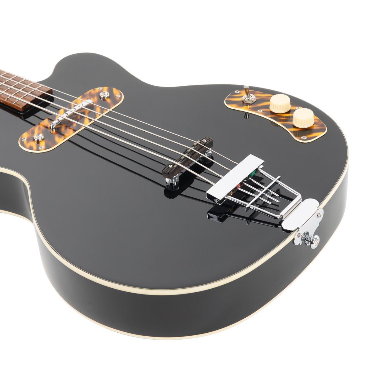 Used Kay K162V Limited Edition Vintage Reissue Pro Bass Jet Black