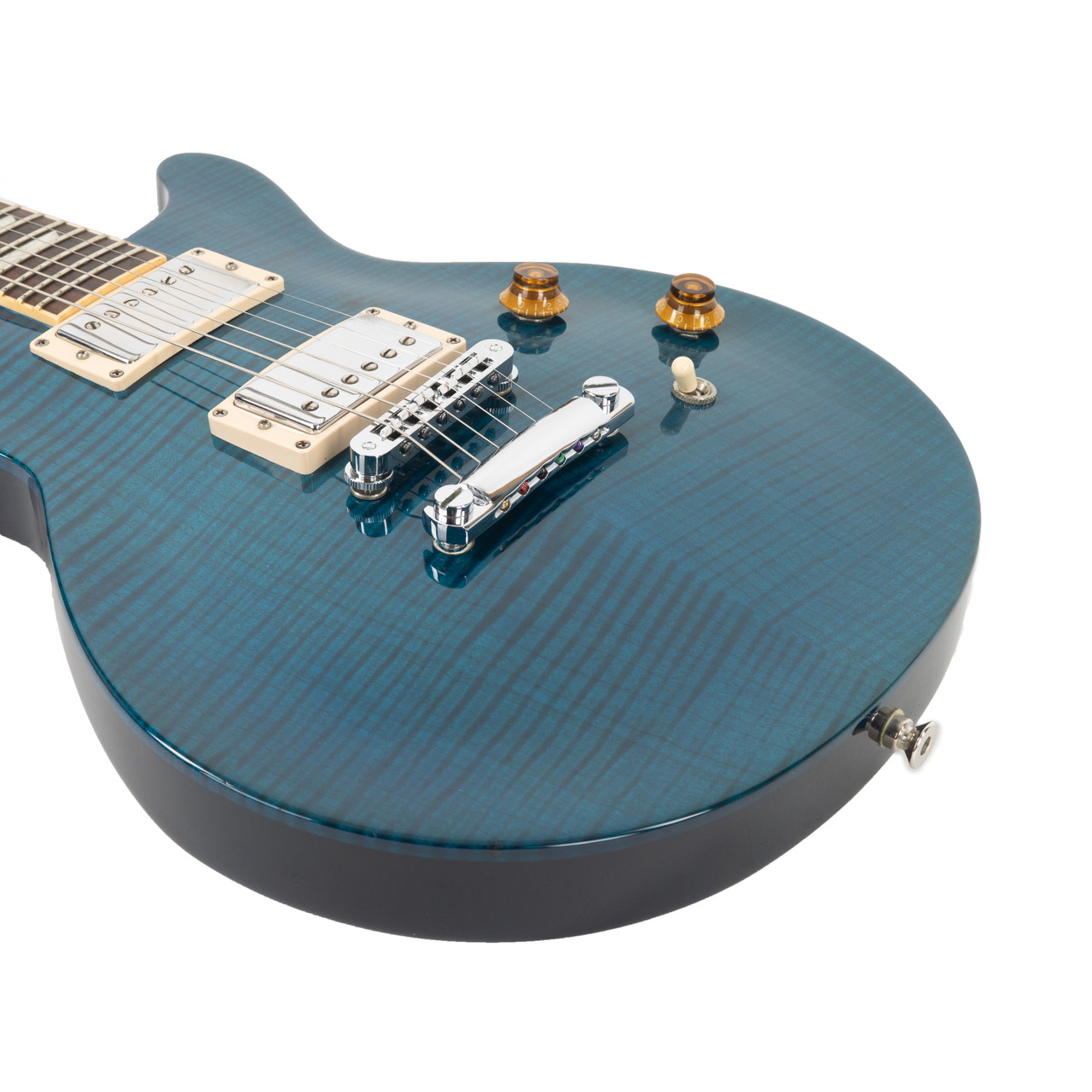 Used Gibson Les Paul Double Cutaway Standard Blue Flame 1998