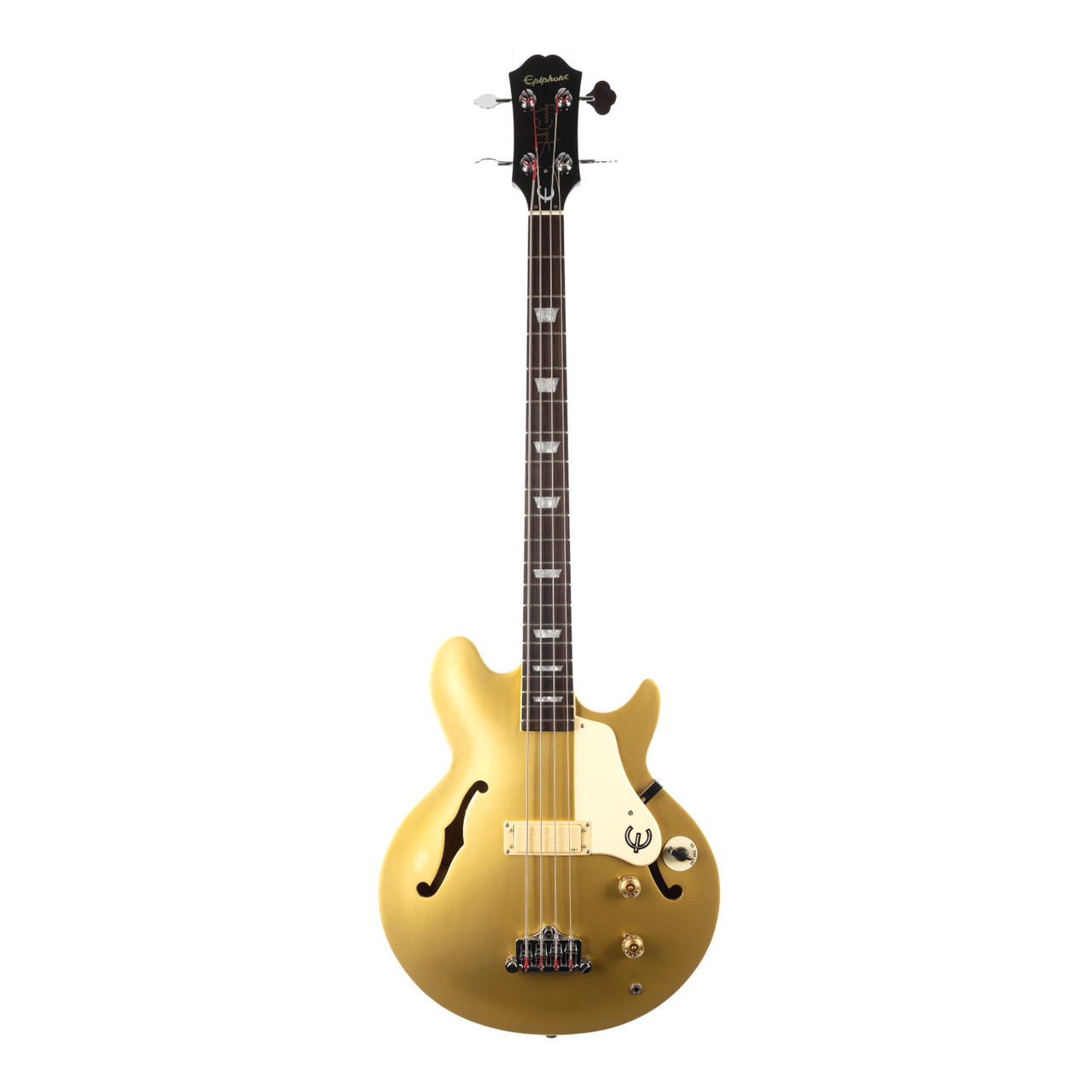 Used Epiphone Jack Casady Bass Goldtop 2002 | Cream City Music