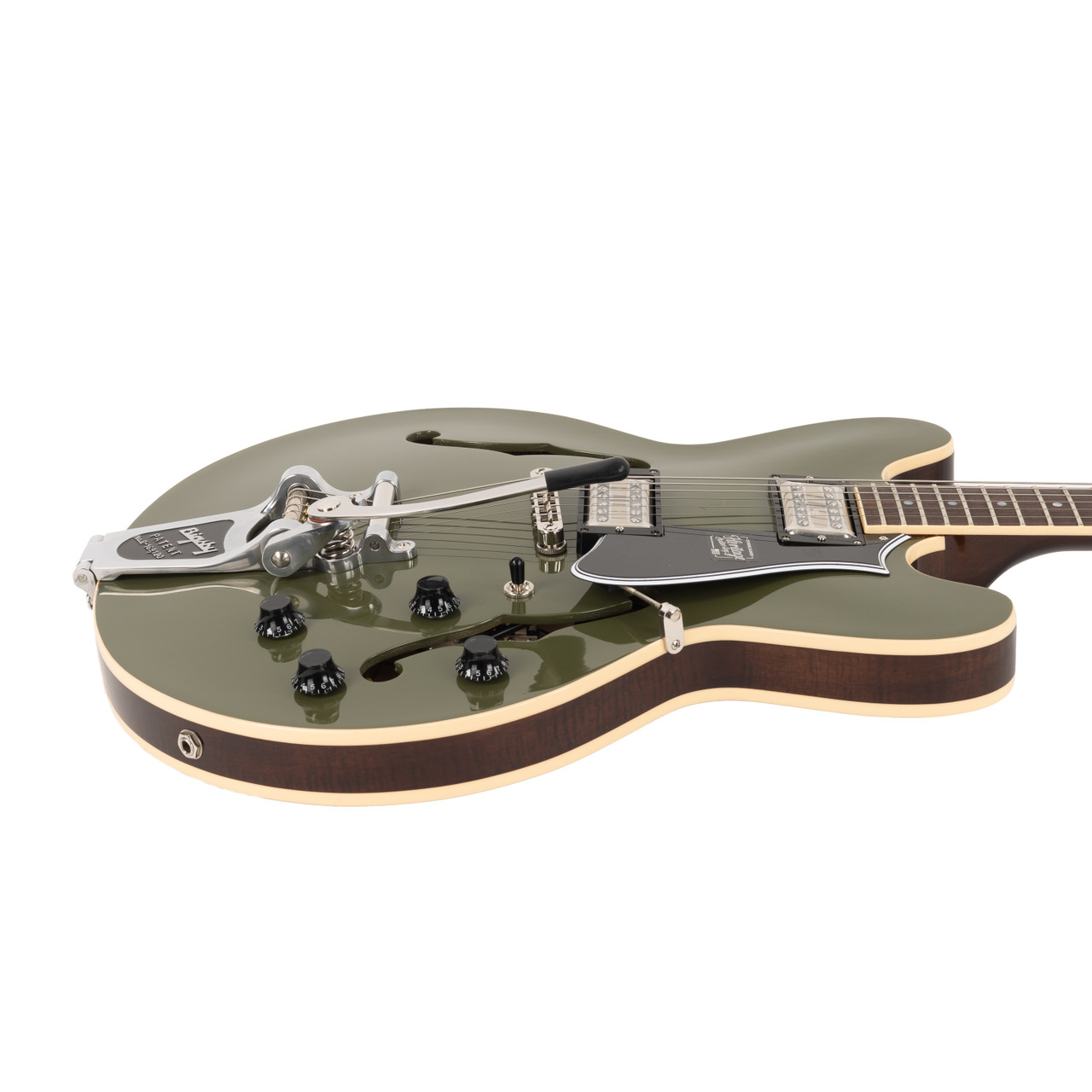 Heritage H-535 Standard Factory Special with Bigsby - Olive Drab