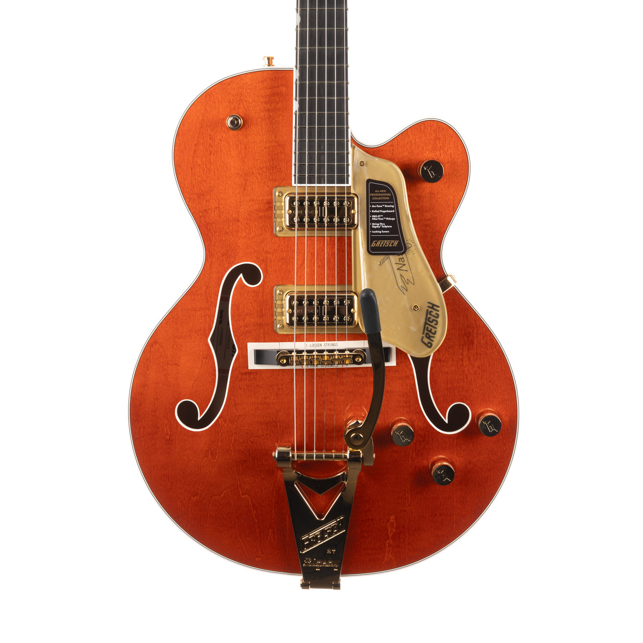 Gretsch Nashville Hollow Body with Bigsby - Orange Stain | Cream