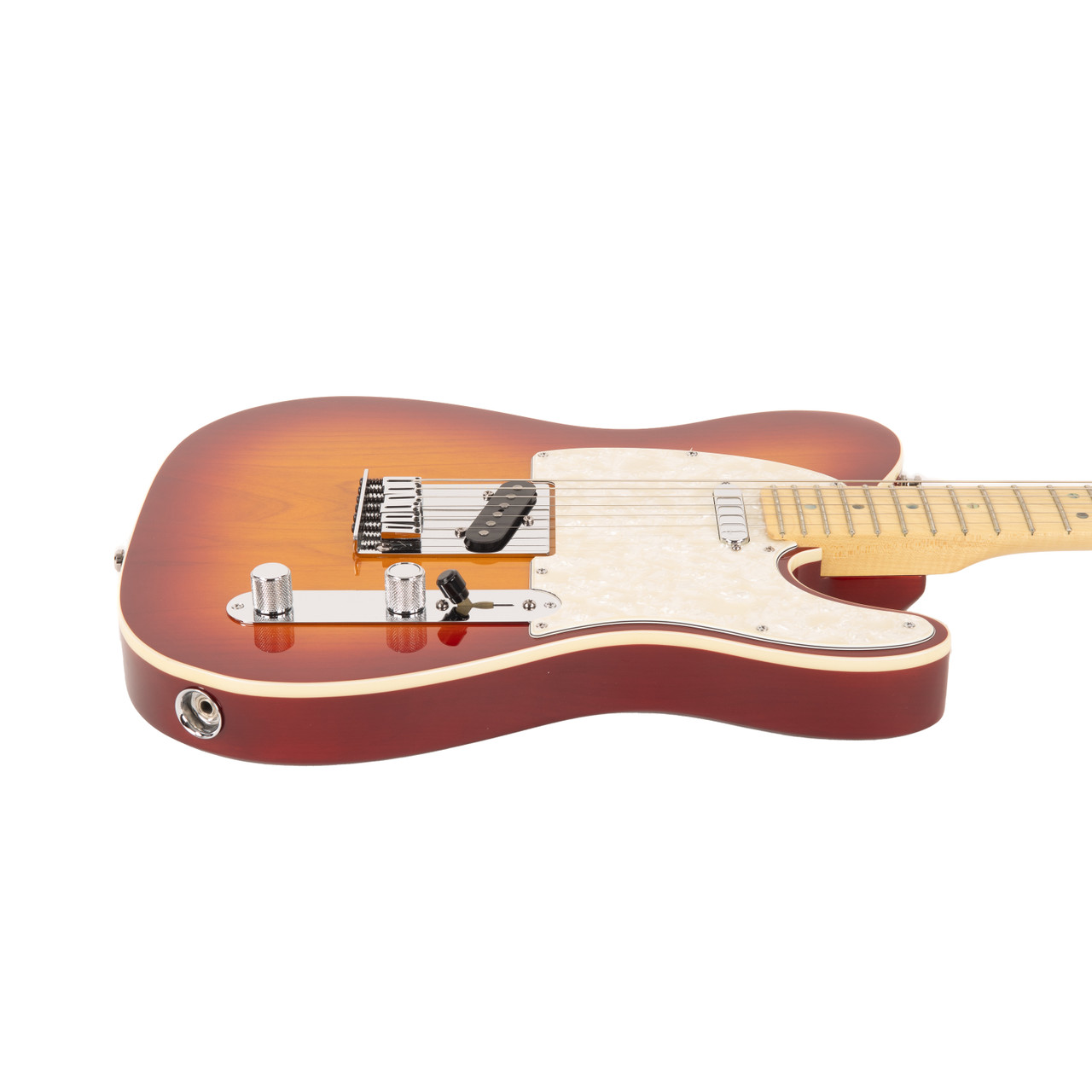 Used Fender American Deluxe Telecaster Cherry Burst 2005 | Cream