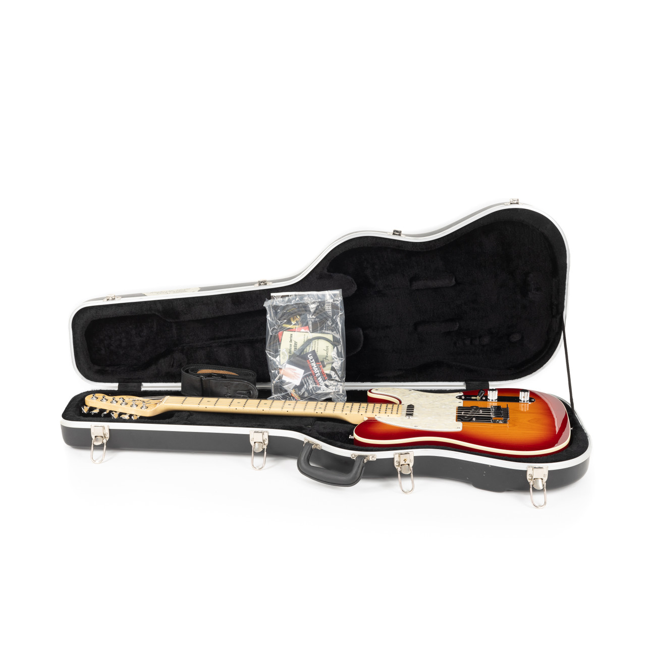 Used Fender American Deluxe Telecaster Cherry Burst 2005 | Cream