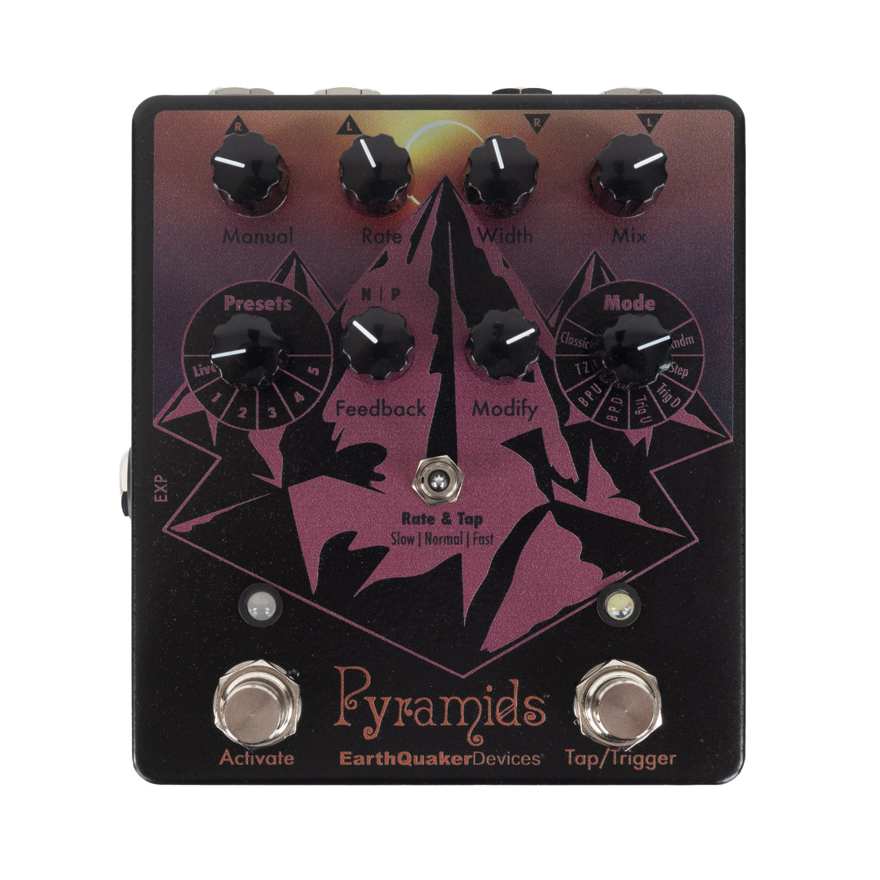 EarthQuaker Devices Pyramids Stereo Flanger Pedal - Eclipse