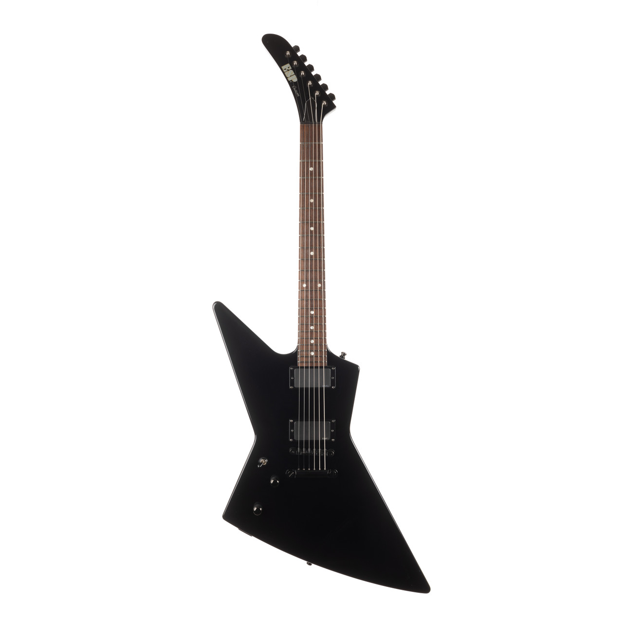 Used ESP Custom Explorer Left Handed Black | Cream City Music