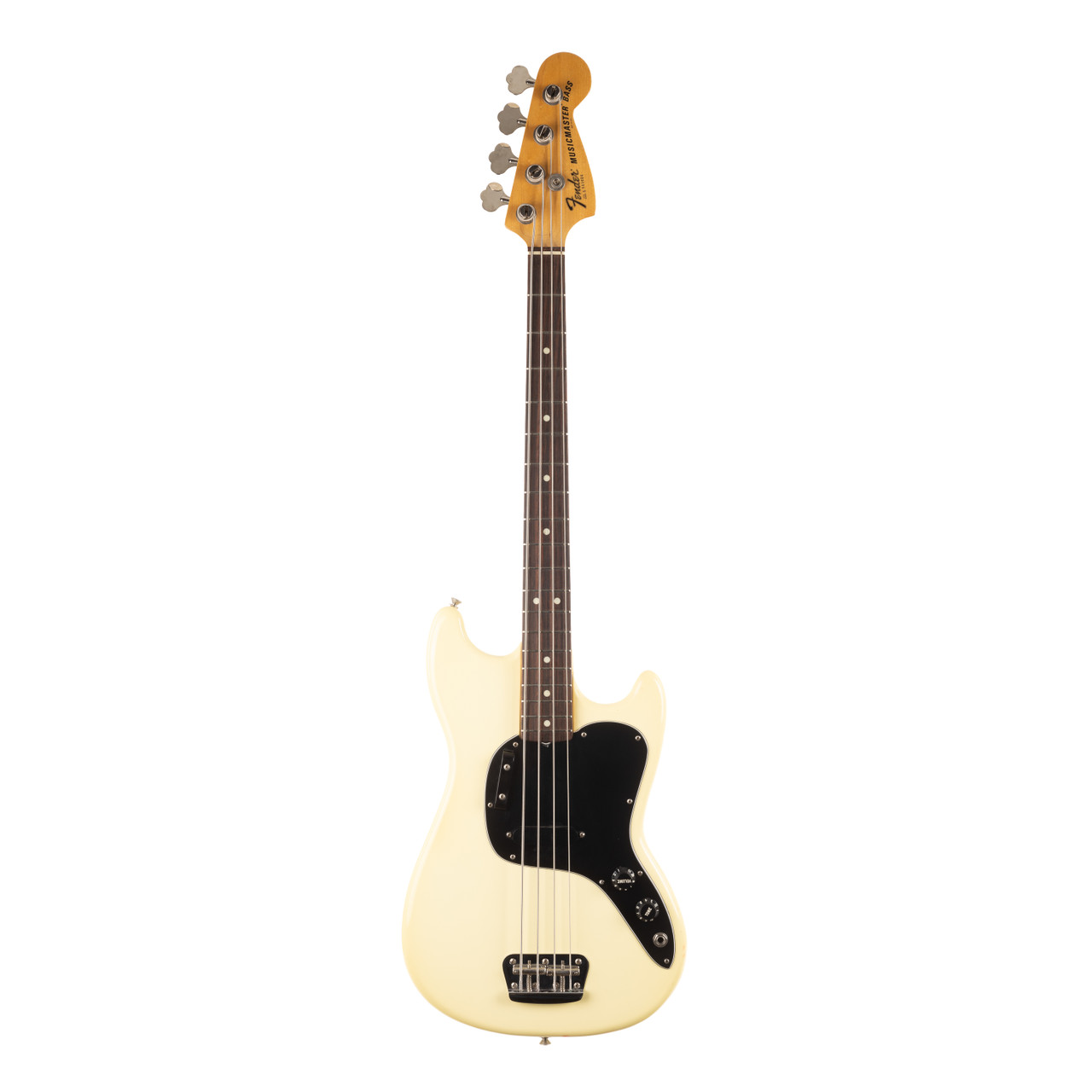 Vintage Fender Musicmaster Bass Olympic White 1978 | Cream City Music