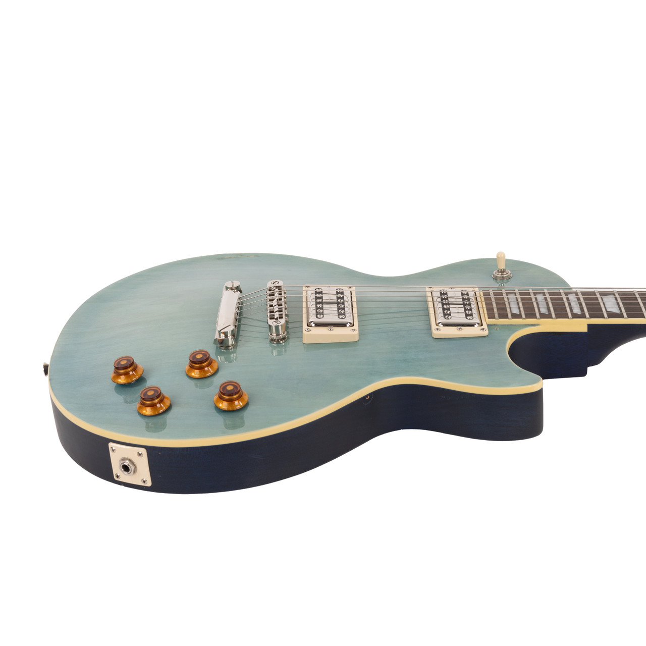 Used Epiphone Les Paul Traditional Pro II Trans Blue 2017 | Cream