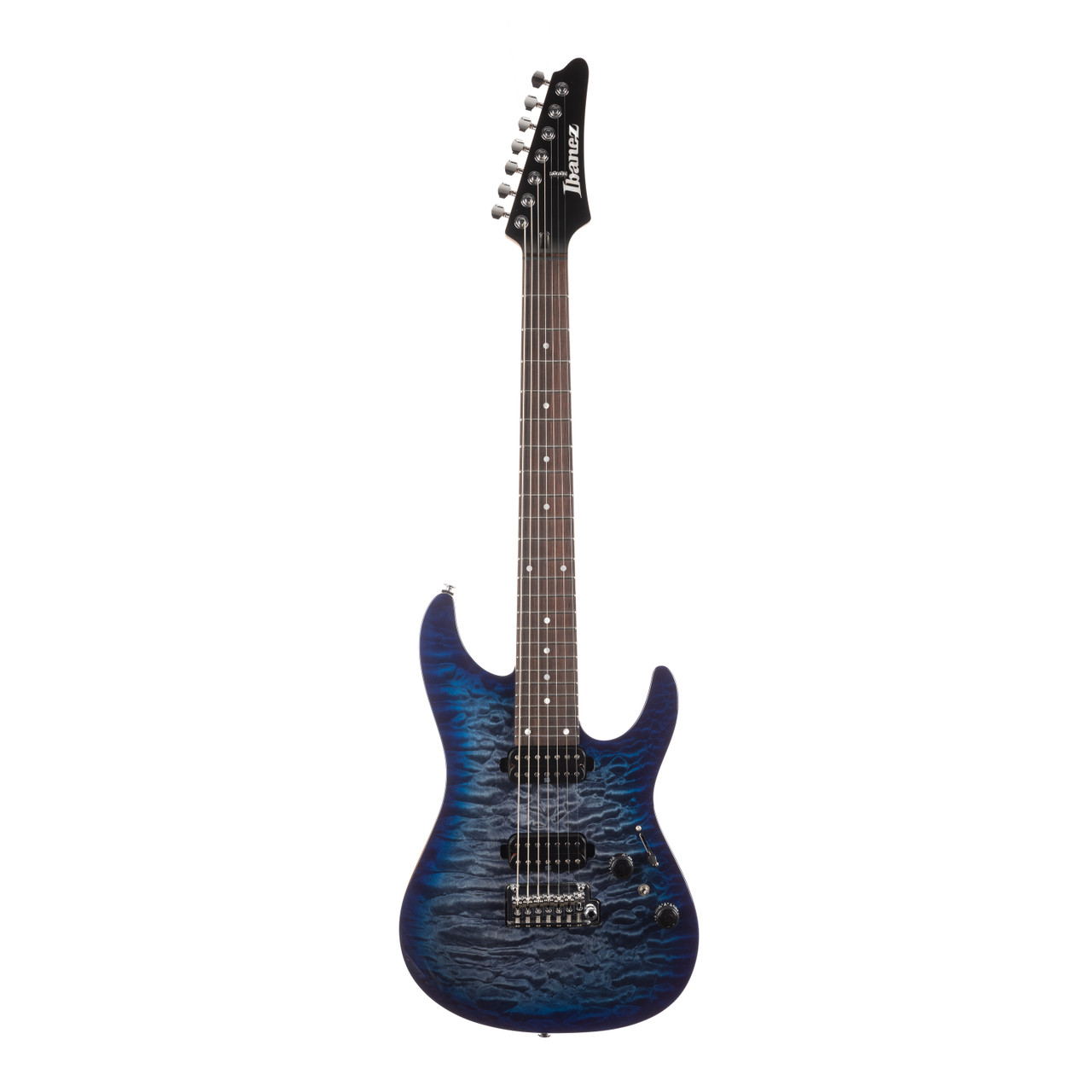 Ibanez AZ427P2QM Premium 7-String - Twilight Blue Burst | Cream