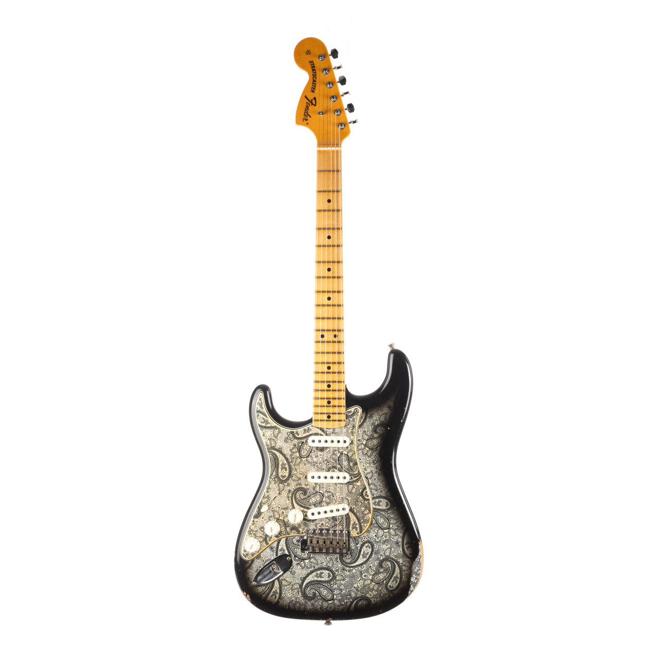 Used Fender Custom Shop '68 Relic Stratocaster Left Handed Black