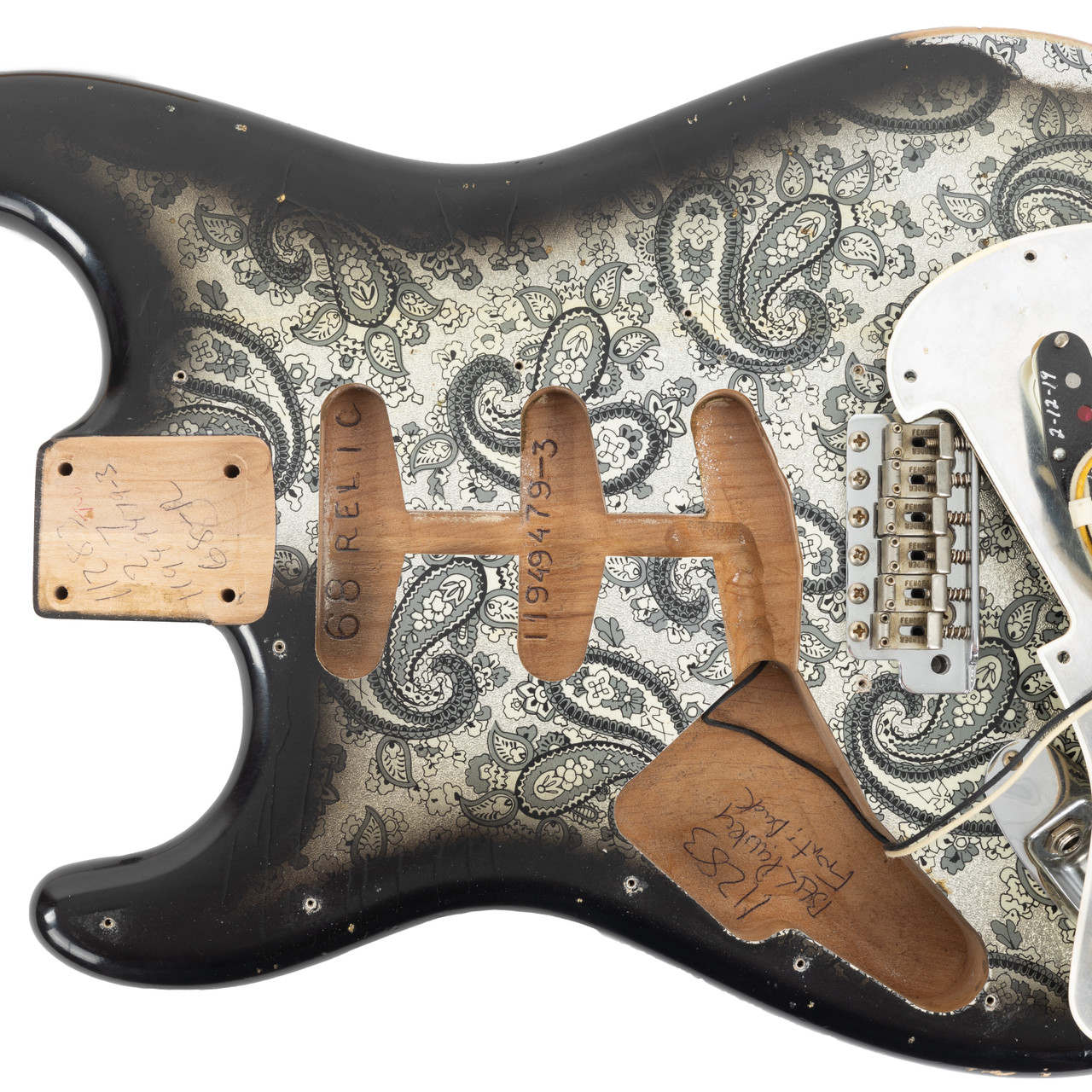 Used Fender Custom Shop '68 Relic Stratocaster Left Handed Black