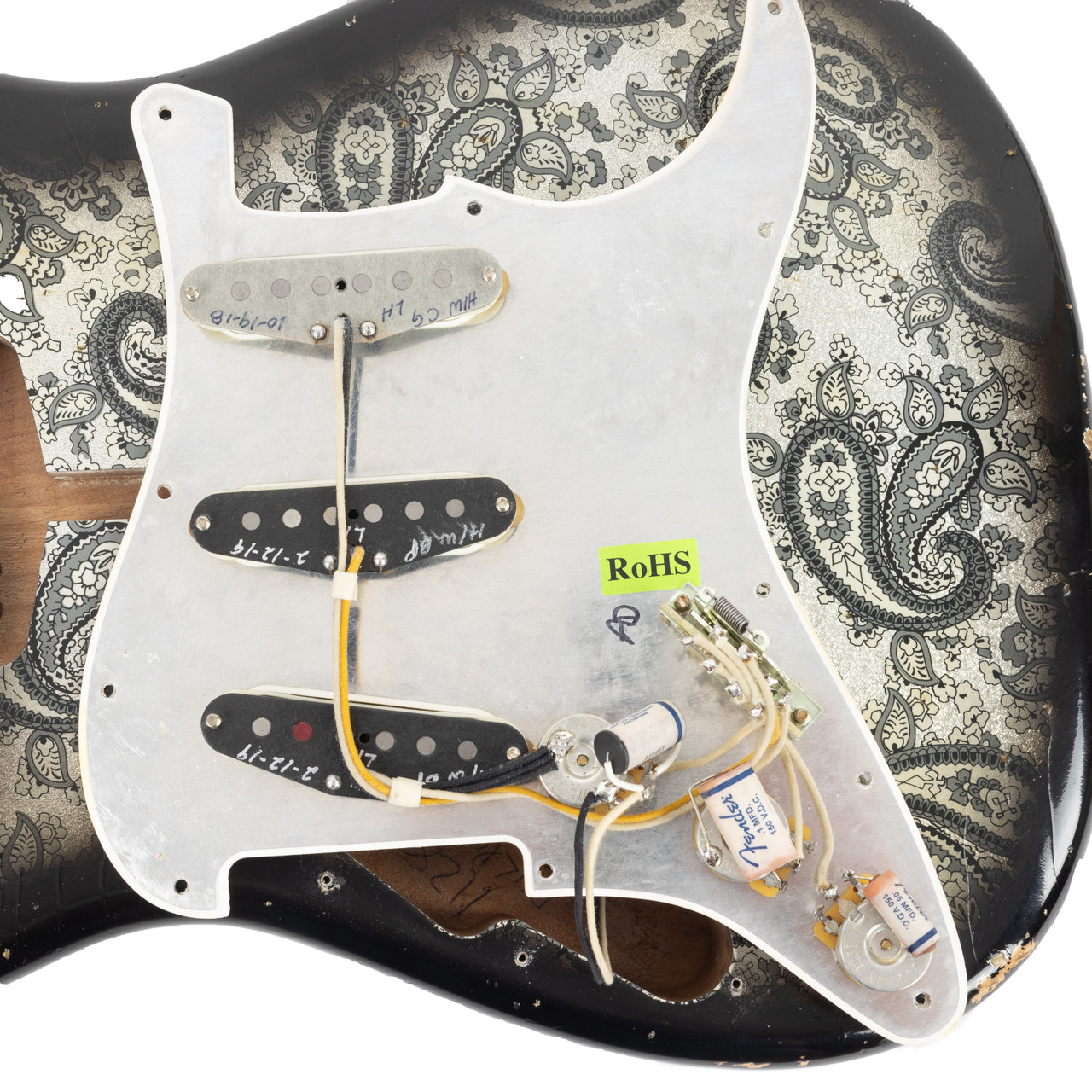 Used Fender Custom Shop '68 Relic Stratocaster Left Handed Black