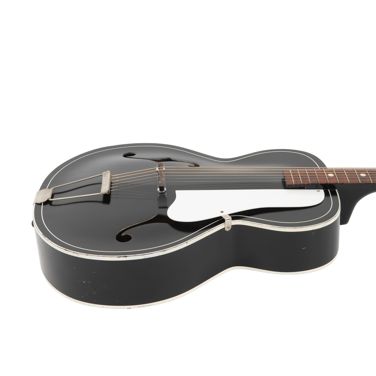 Vintage Silvertone Model 658 Archtop Acoustic Black 1960s | Cream