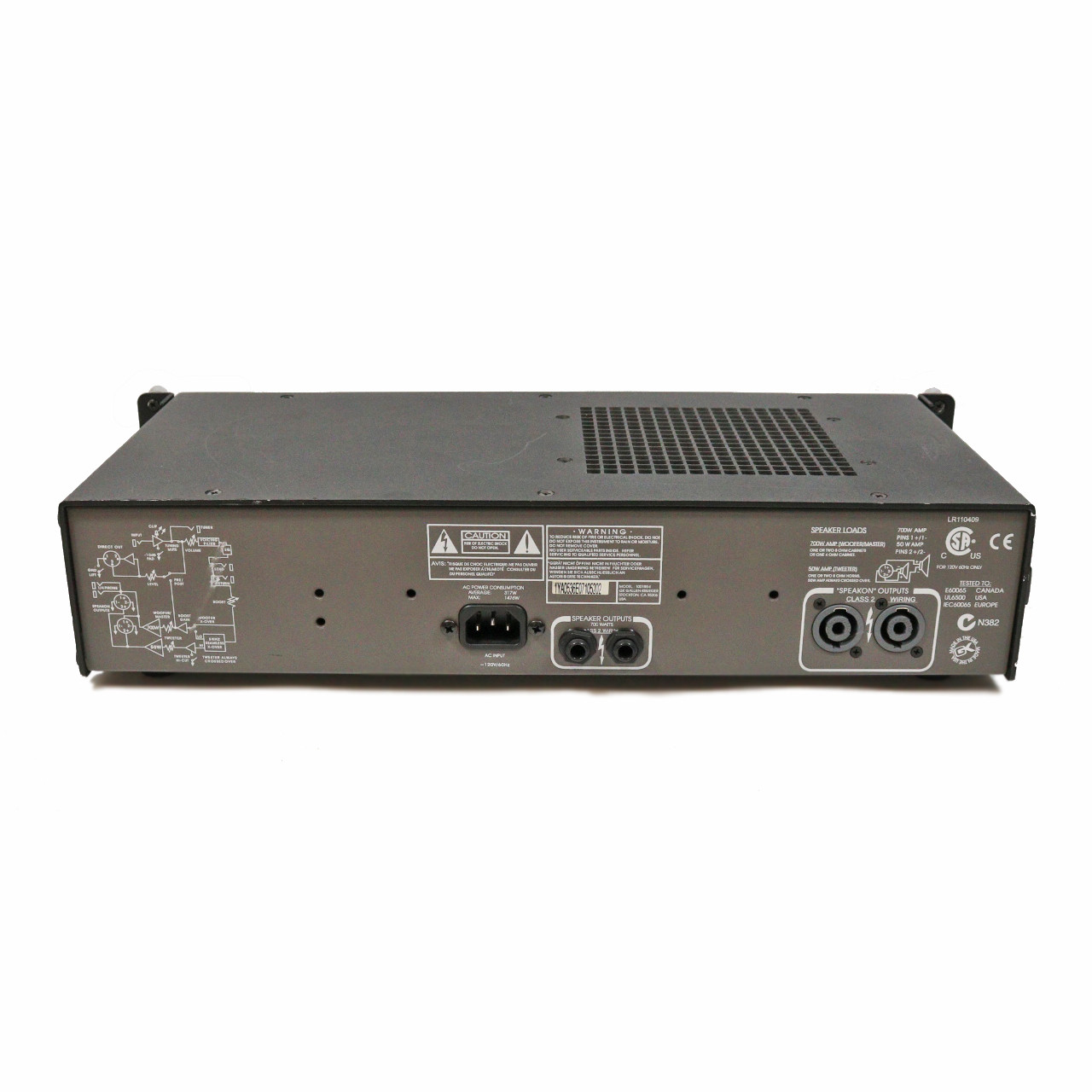 Used Gallien-Krueger 1001RB-II 700W Bass Amp Head 2005 | Cream