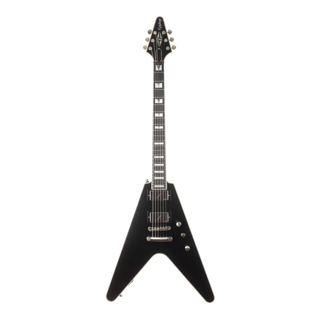 Epiphone Flying V Prophecy - Aged Jet Black Metallic | Cream City