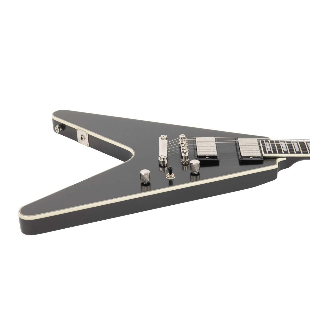 Epiphone Flying V Prophecy - Aged Jet Black Metallic | Cream City