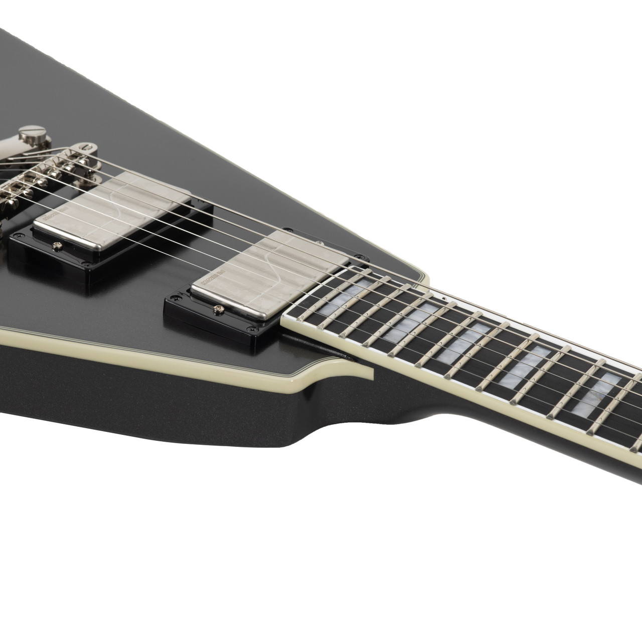 Epiphone Flying V Prophecy - Aged Jet Black Metallic | Cream City