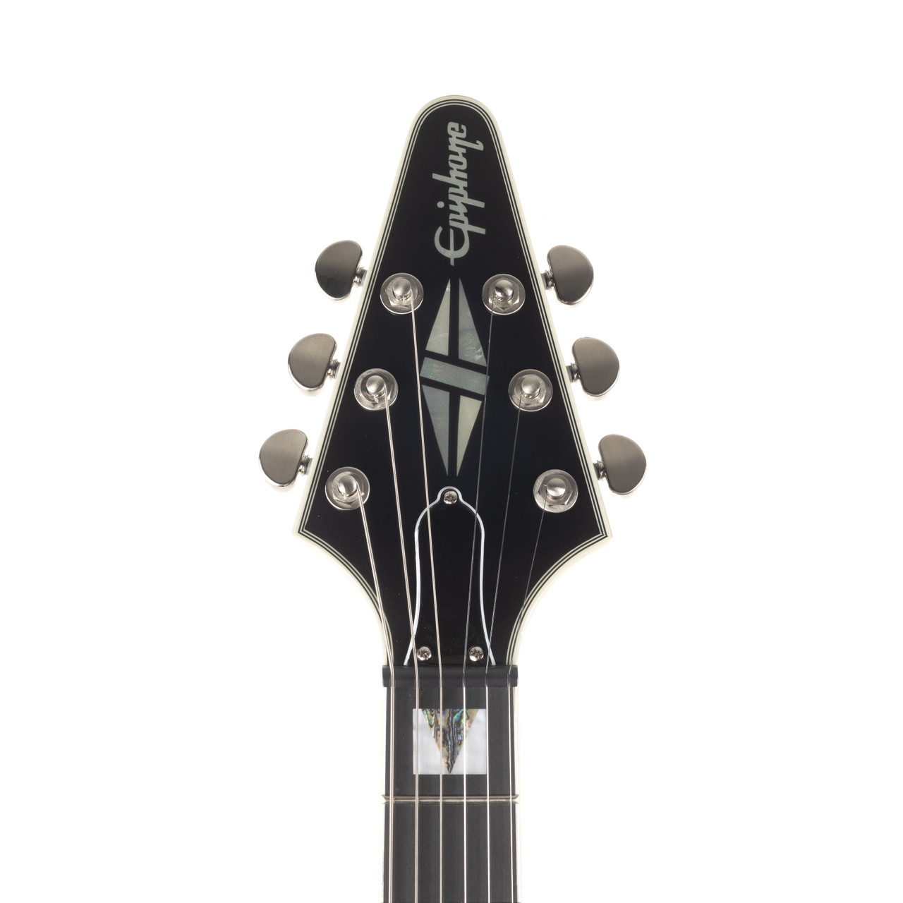 Epiphone Flying V Prophecy - Aged Jet Black Metallic | Cream City