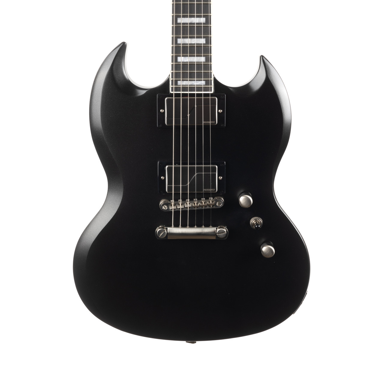 Epiphone エピフォン  SG Prophecy EMG アクティブ　ギター Epiphone SG Prophecy Electric Guitar - Aged Jet Black Metallic