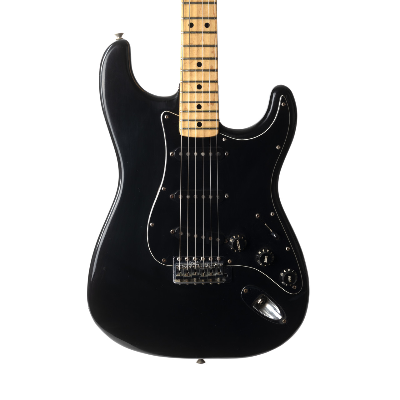 Vintage Fender Stratocaster Black 1976 | Cream City Music