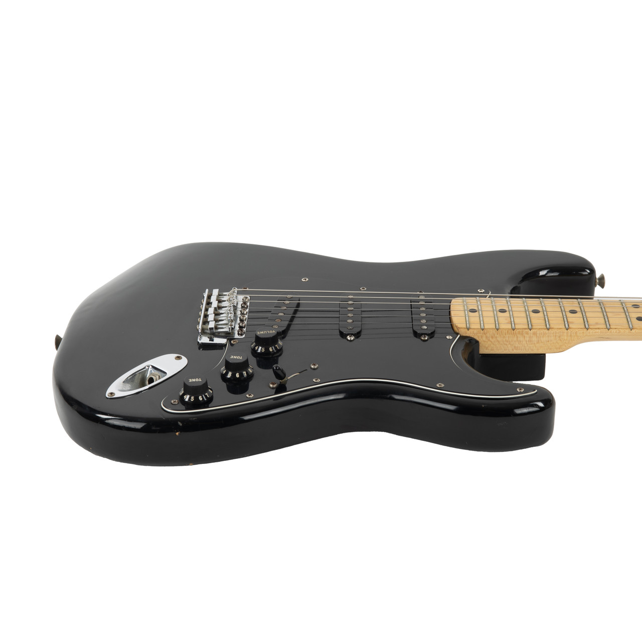 Vintage Fender Stratocaster Black 1976 | Cream City Music