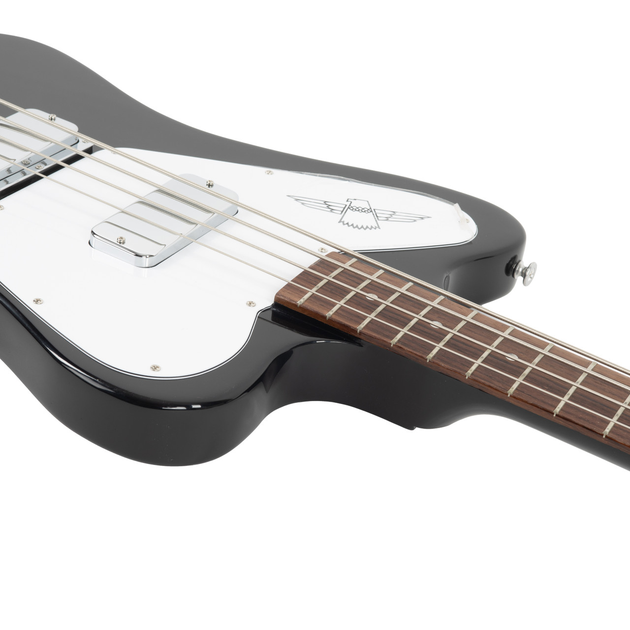 ベース Gibson USA Non-Reverse Thunderbird Gibson Non-Reverse Thunderbird Ebony 2024 | The Music Zoo