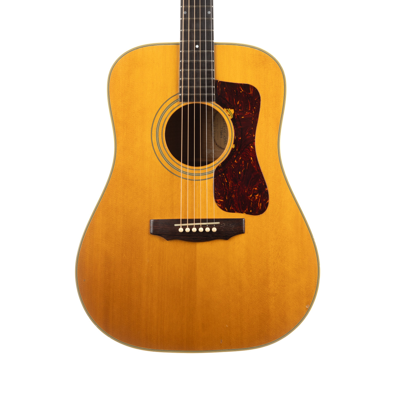 Vintage Guild D-44-M-BLD Bluegrass Jubilee Flame Maple Natural