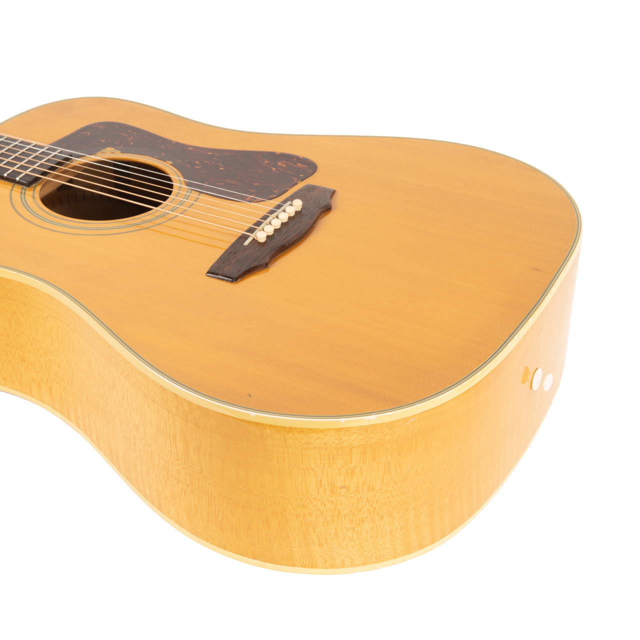Vintage Guild D-44-M-BLD Bluegrass Jubilee Flame Maple Natural