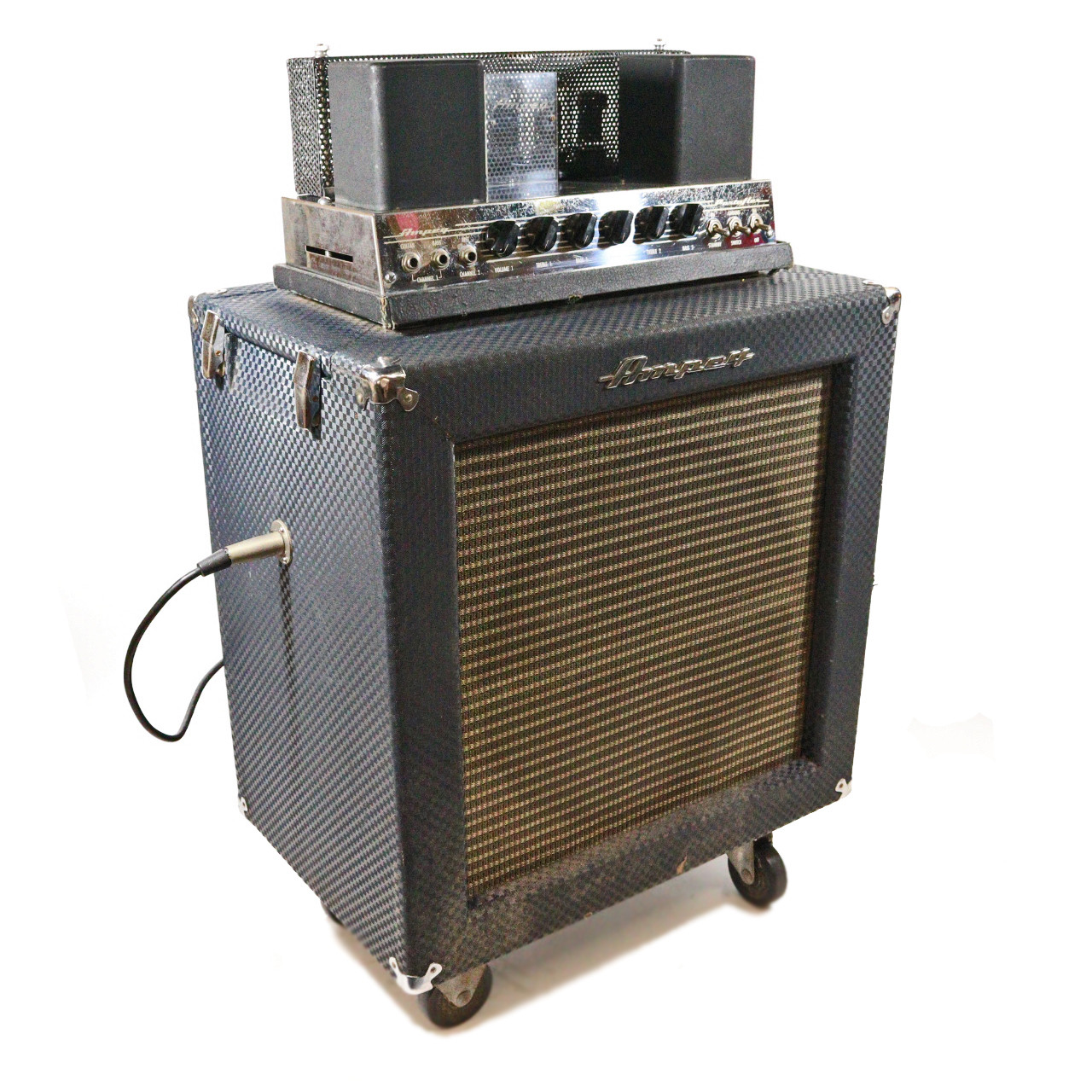 Vintage Ampeg B-15N Portaflex 25W 1x15 Bass Fliptop Amp 1966