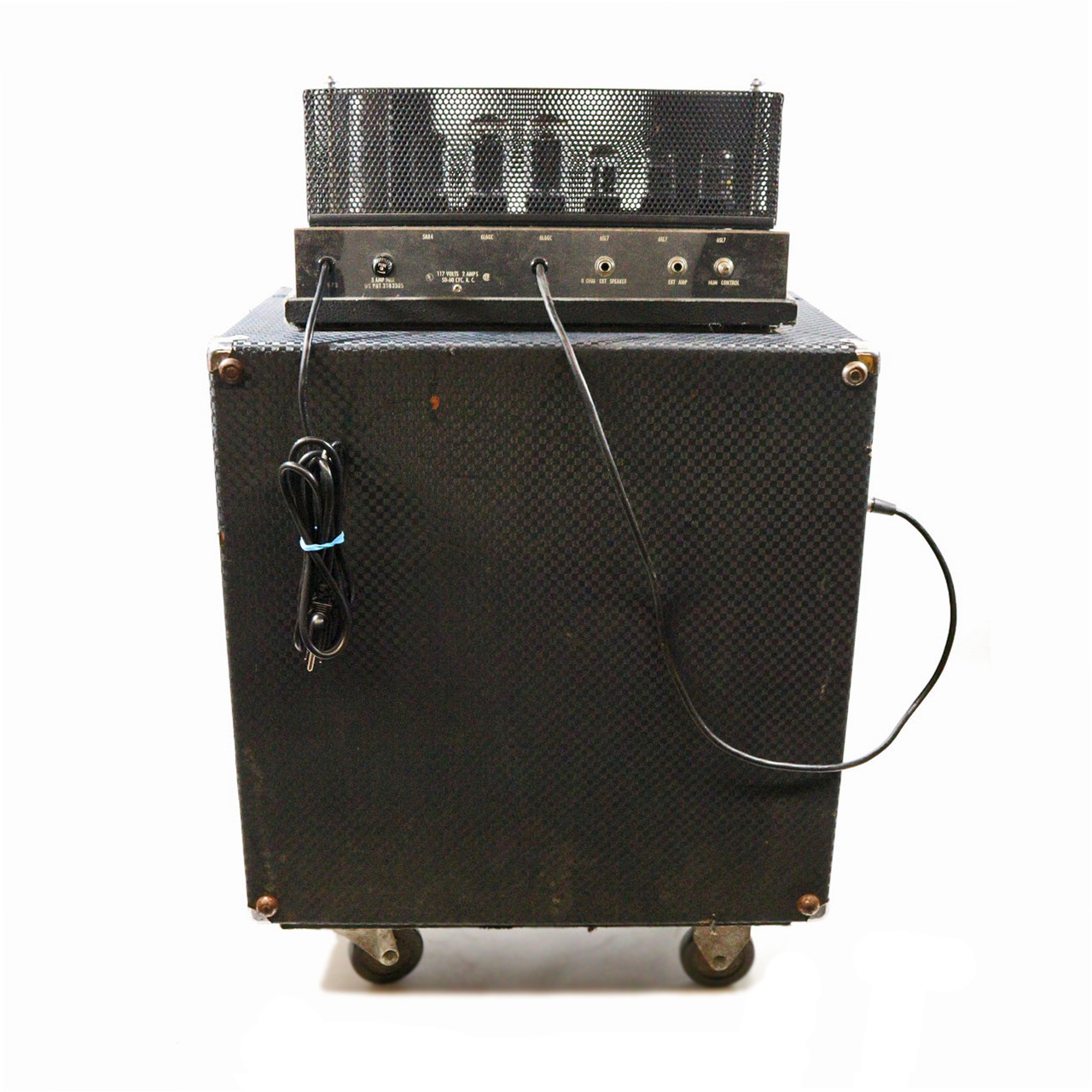 Vintage Ampeg B-15N Portaflex 25W 1x15 Bass Fliptop Amp 1966