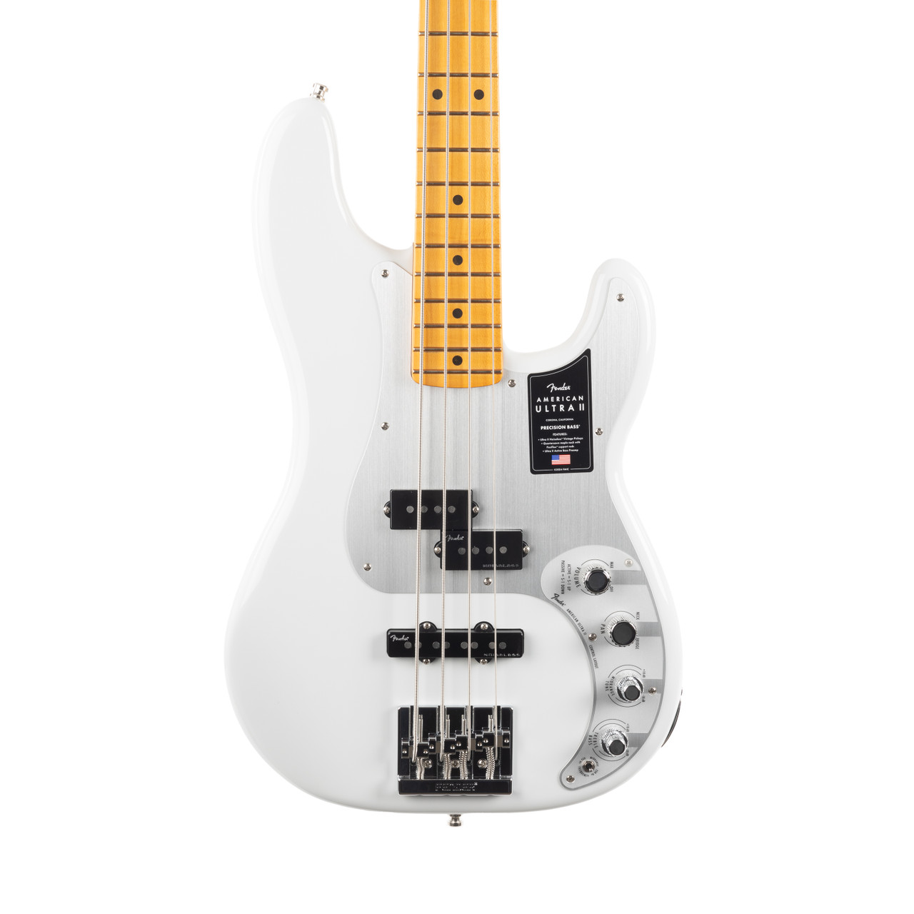 Fender American Ultra II Precision Bass Maple - Avalanche | Cream