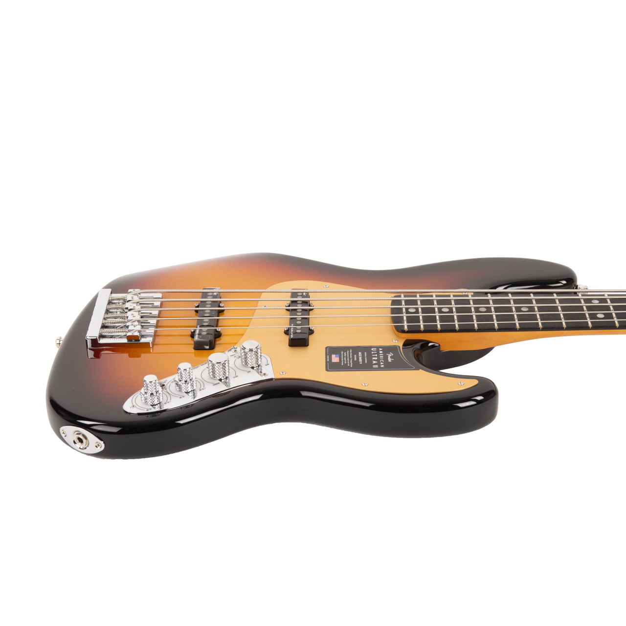 Fender American Ultra II Jazz Bass V Ebony - Ultraburst | Cream
