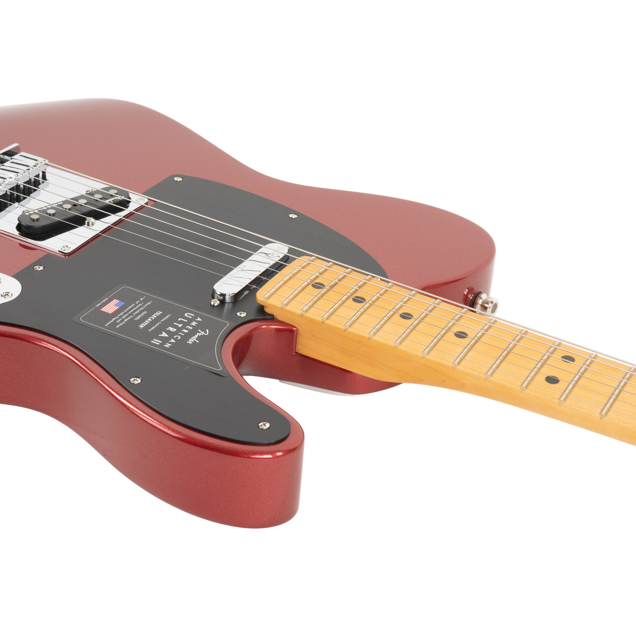 Fender American Ultra II Telecaster Maple - Sinister Red | Cream