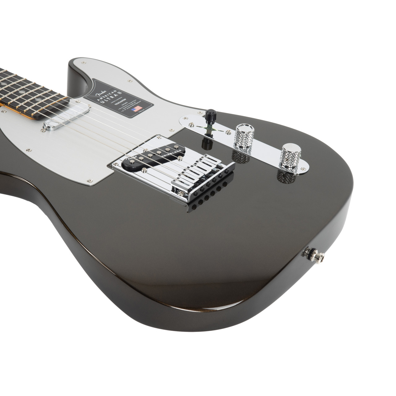 Fender American Ultra II Telecaster Ebony - Texas Tea | Cream City