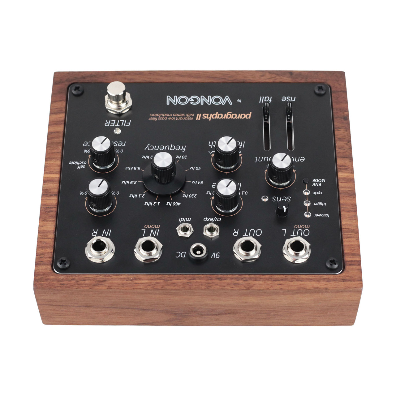 Vongon Paragraphs II Analog 4-Pole Resonant Low Pass Filter Pedal