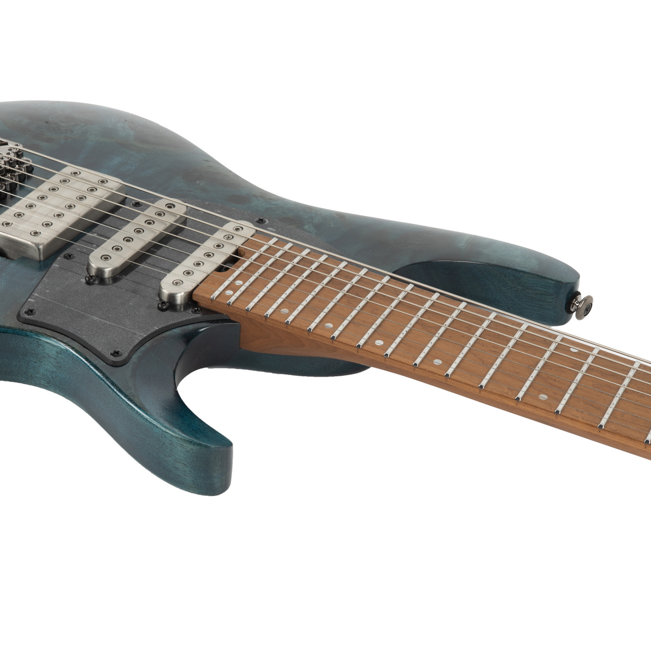 Ibanez Q547PB 7-String Electric Guitar - Cosmic Blue Low Gloss