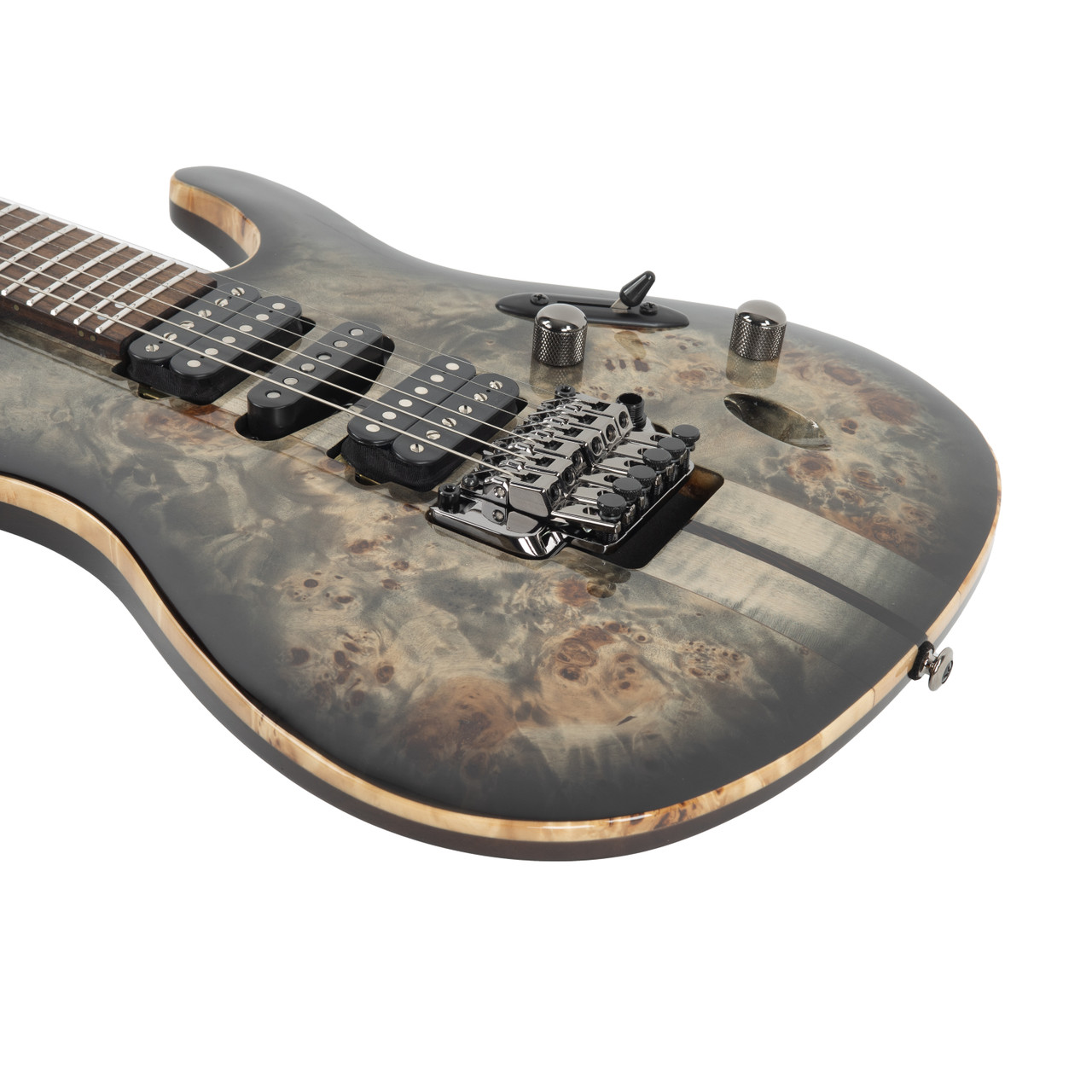 Ibanez Premium S1070PBZCKB - Charcoal Black Burst | Cream City Music