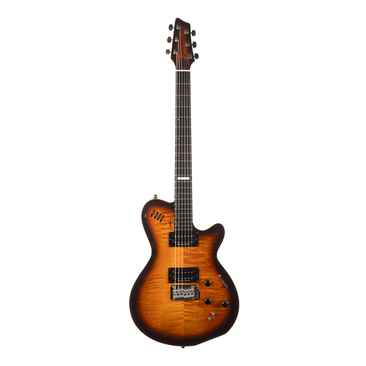 Godin LGXT - AA Flame Cognac Burst | Cream City Music