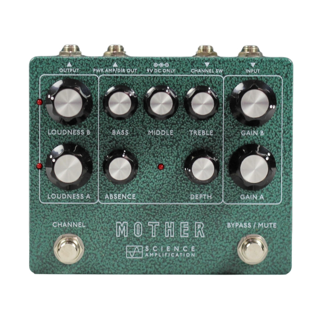 Science Amplification Mother Preamp Pedal - Green | Cream City Music