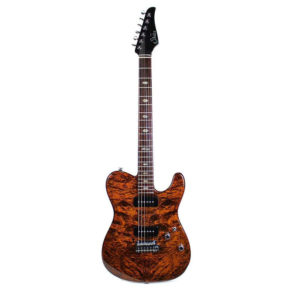 2001 Suhr Limited Edition Classic T Chambered Electric Guitar Burl