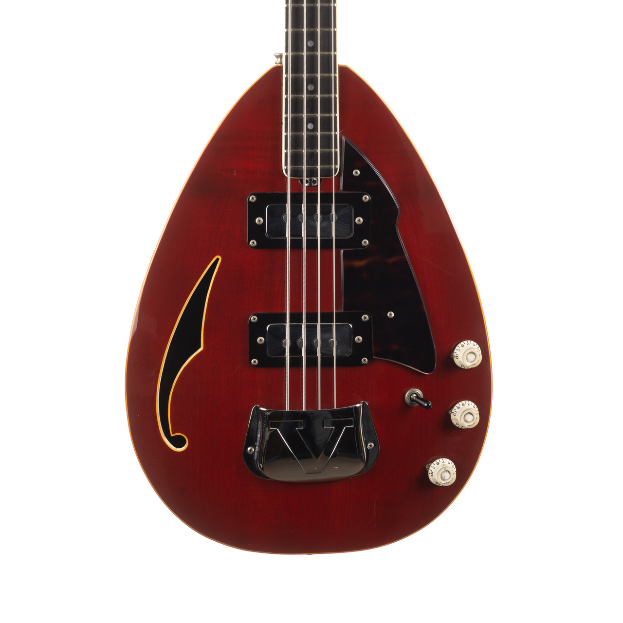 Vintage Vox Stinger IV Teardrop Bass Cherry 1960s | Cream City Music