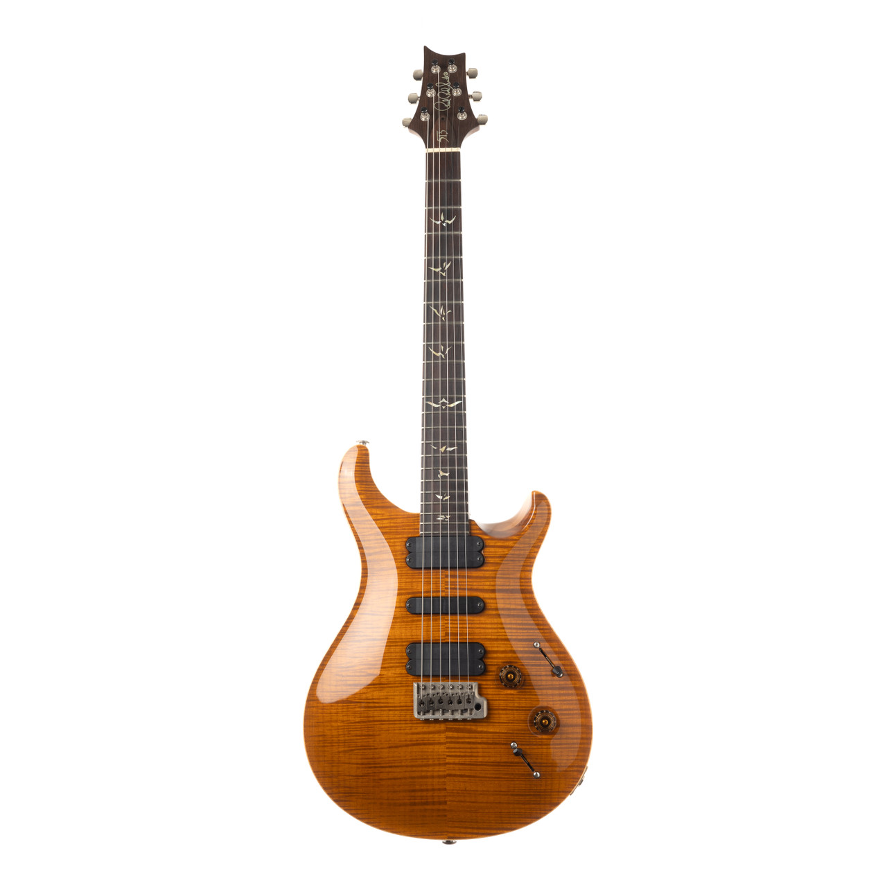 Used PRS 513 Brazilian Rosewood Amber Flame Top 2005 | Cream City