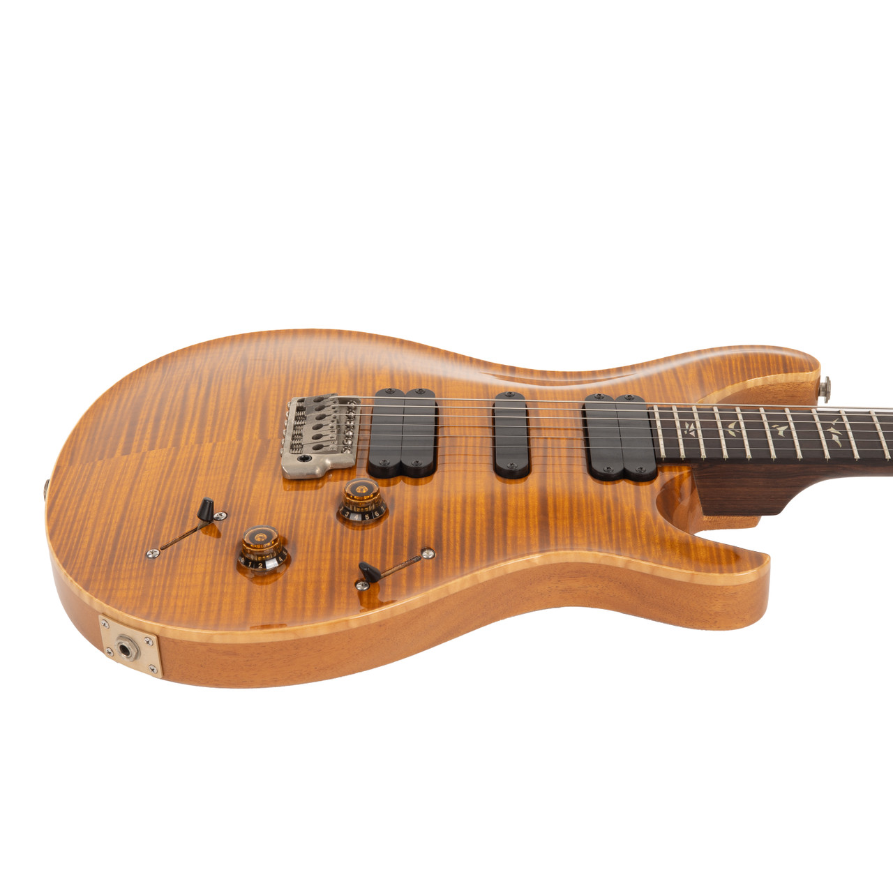Used PRS 513 Brazilian Rosewood Amber Flame Top 2005 | Cream City