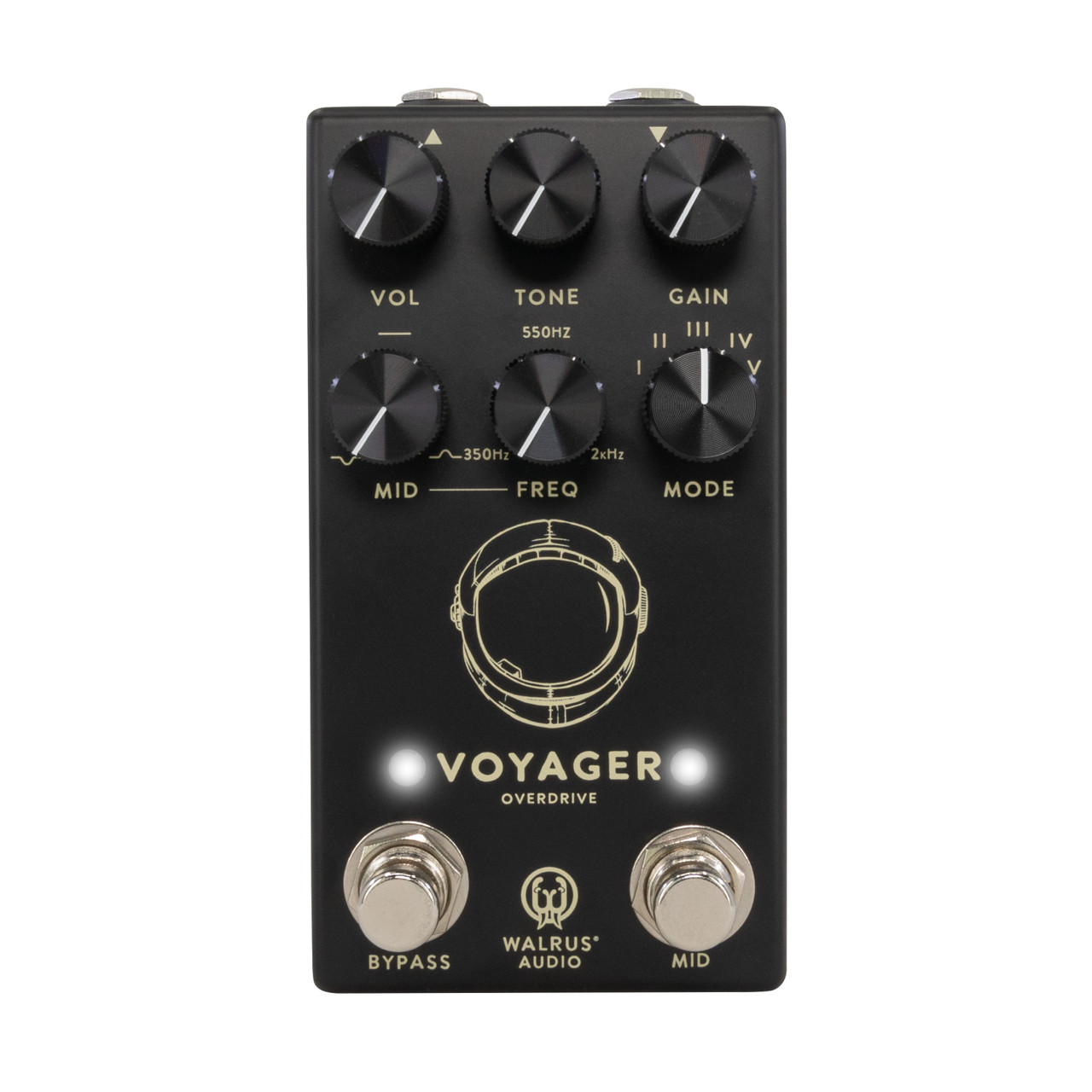 Walrus Audio Voyager MKII Preamp Overdrive Pedal - Black | Cream