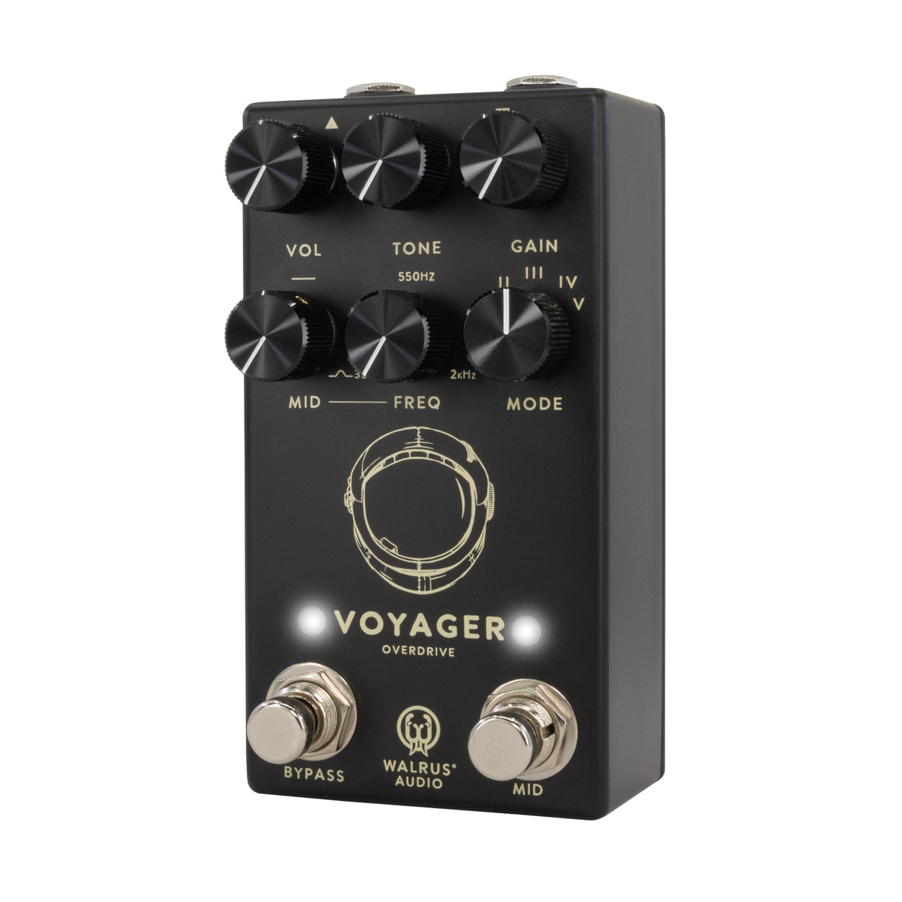 Walrus Audio Voyager MKII Preamp Overdrive Pedal - Black | Cream
