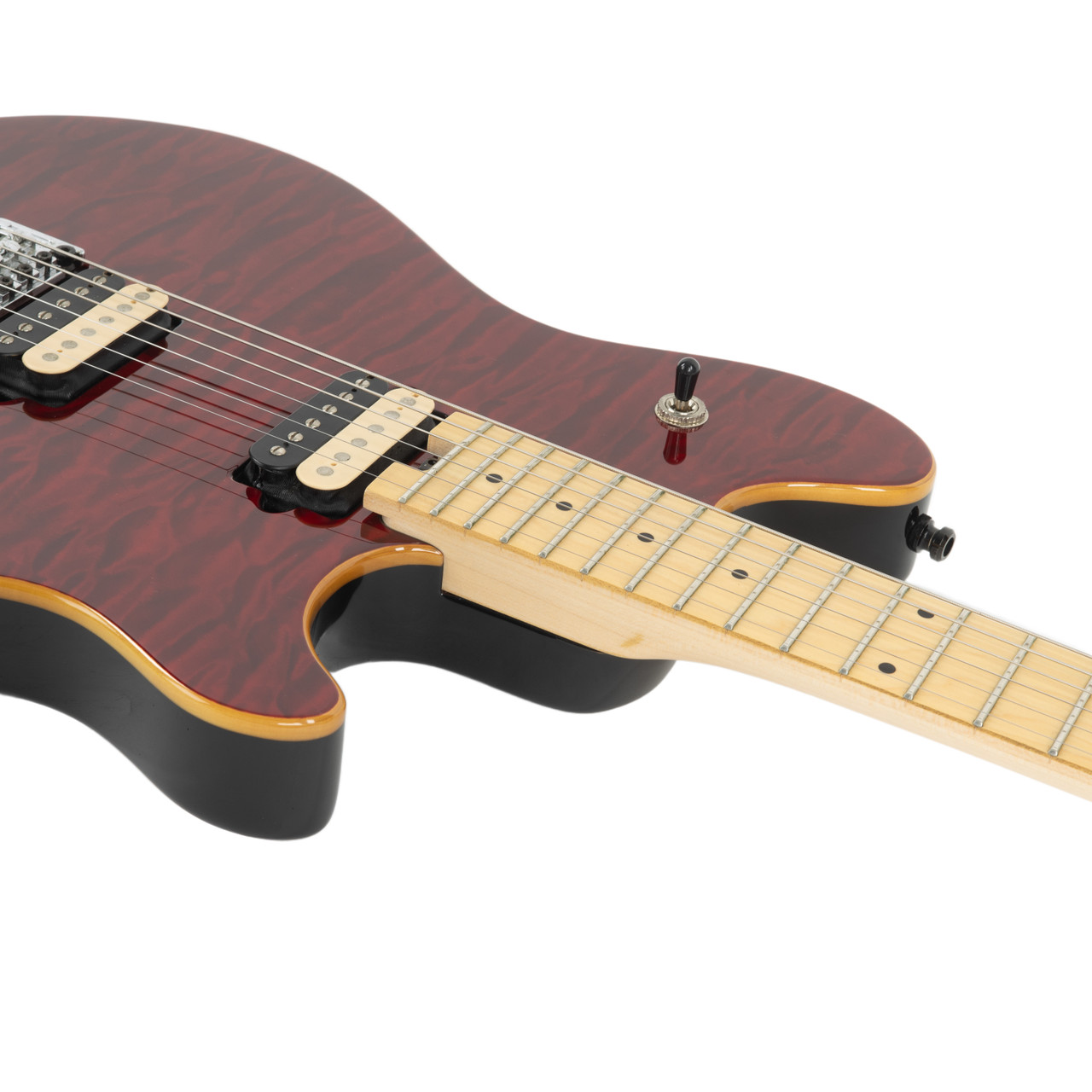 Used Peavey EVH Wolfgang Special Trans Red Quilt Top | Cream City
