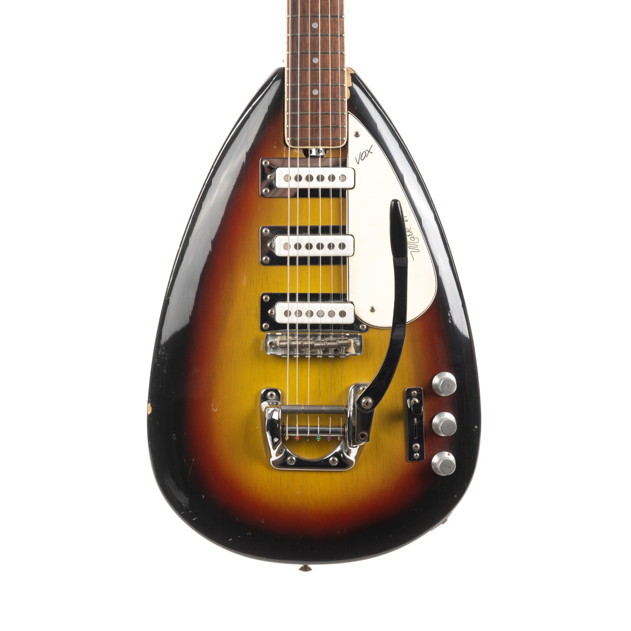 Vintage Vox Mark VI Teardrop Sunburst 1960s | Cream City Music