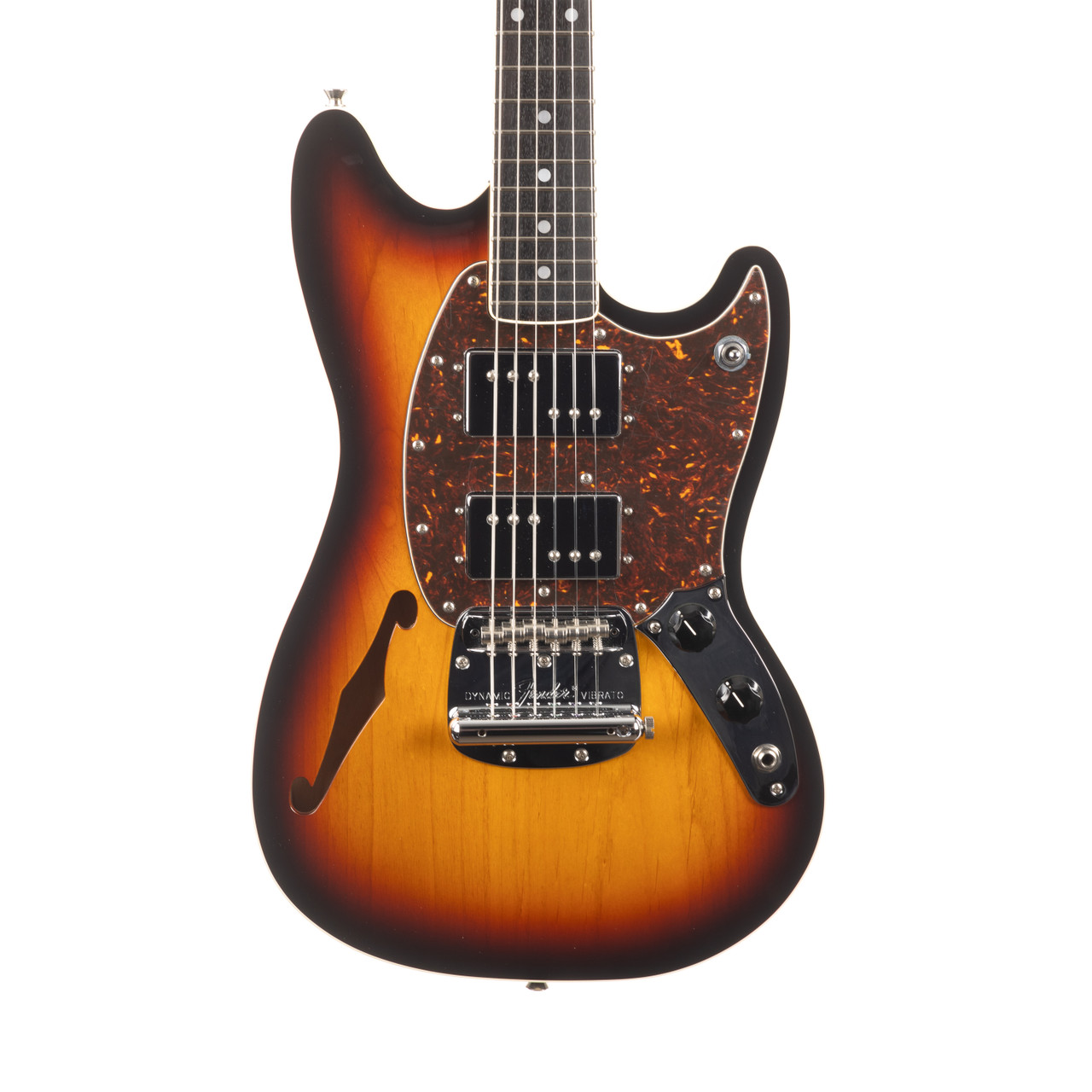 Used Fender Mustang Thinline MG-HO Sunburst 2012 | Cream City Music