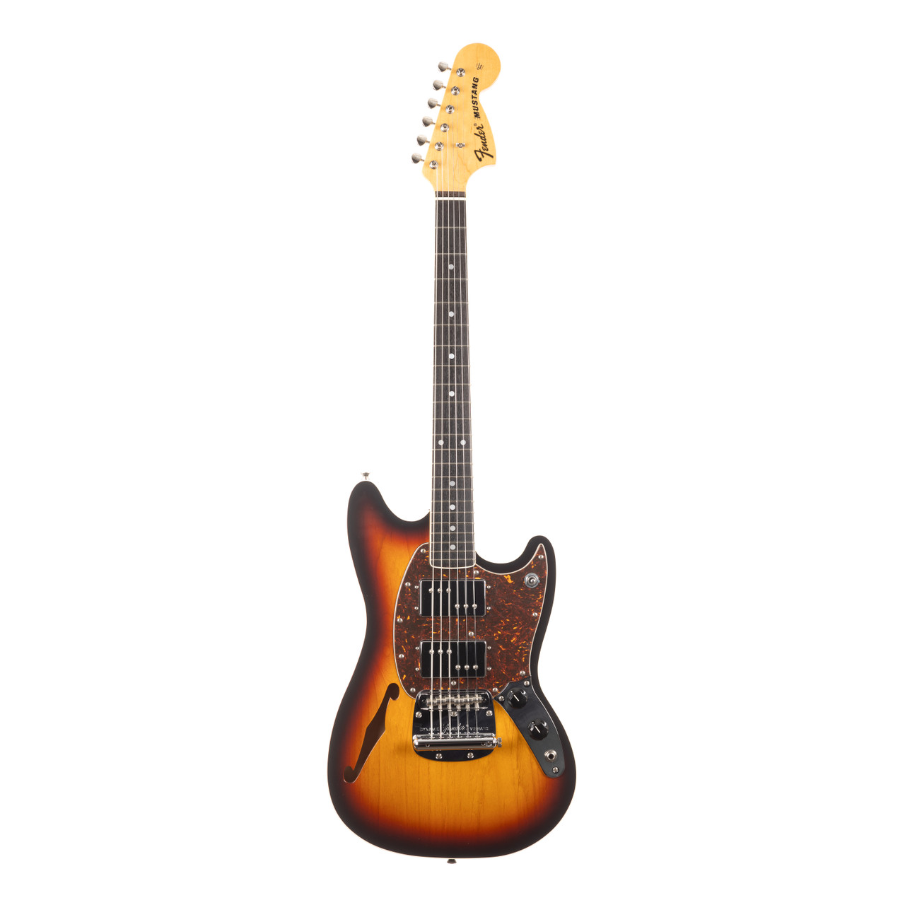 Used Fender Mustang Thinline MG-HO Sunburst 2012 | Cream City Music